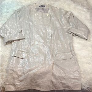 ▶️Brook’s Brothers◀️ Metallic ivory jacket
